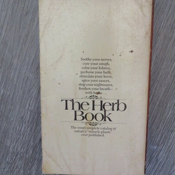 The Herb Book John Lust Vintage Paperback (B341) - Picture 2 of 7